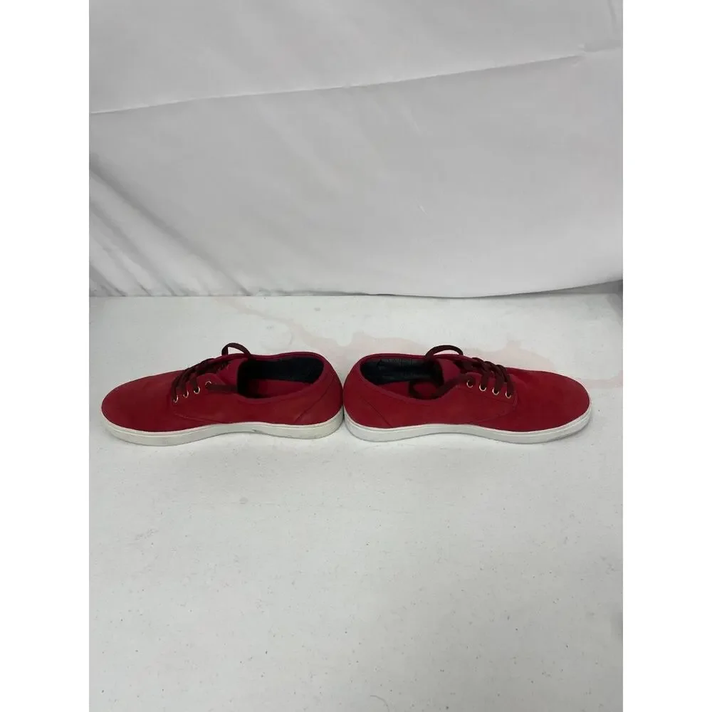 Emerica By Leo Romero Laced Low Top Skateboard Shoes Red Rouge Men's 9.5 w/ Box - Picture 3 of 11